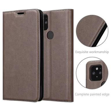 Google PIXEL 5 Skal Fodral Case (Brun)