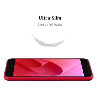 Asus ZenFone 4 Selfie PRO Skal Fodral Case (Röd)
