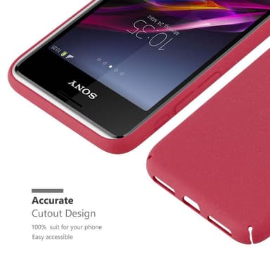 Sony Xperia E1 Skal Fodral Case (Röd)