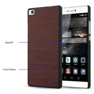 Huawei P8 Skal Fodral Case (Brun)