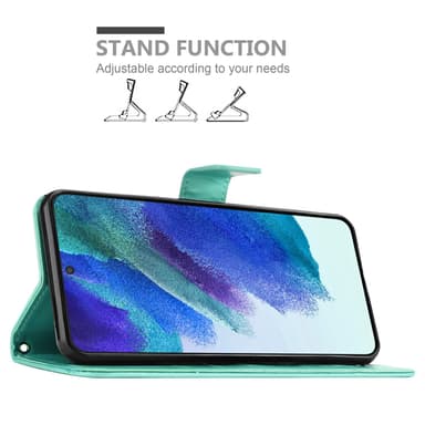 Samsung Galaxy S22 Plånboksfodral Skal (Turkos)