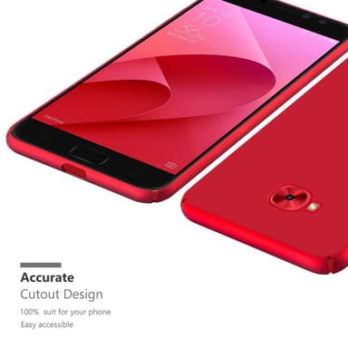 Asus ZenFone 4 Selfie PRO Skal Fodral Case (Röd)