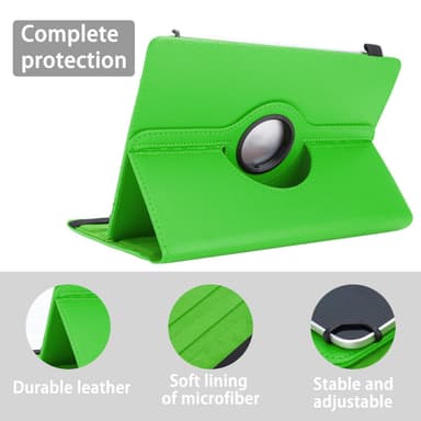 8 tum Tablets Skal Fodral Case (Grön)