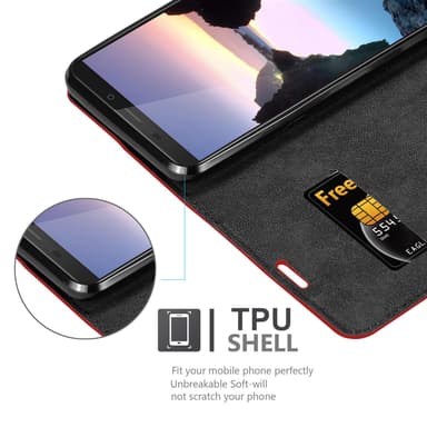 Cubot J7 Skal Fodral Case (Röd)