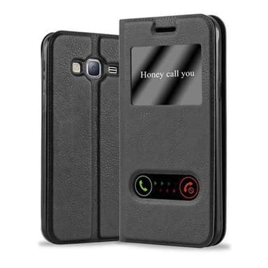 Samsung Galaxy J3 2016 Plånboksfodral Skal (Svart)