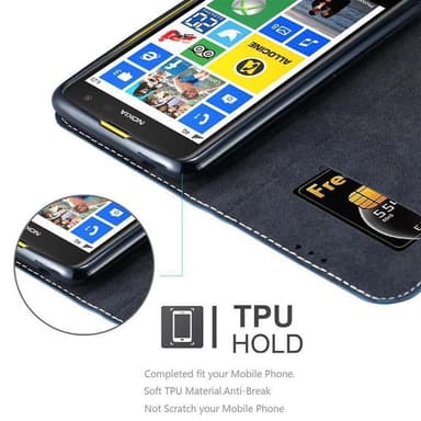Nokia Lumia 625 Skal Fodral Case (Blå)