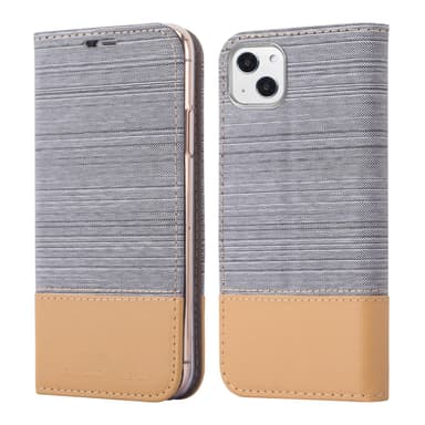 iPhone 13 Plånboksfodral Skal (Grå)