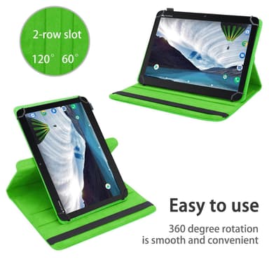 8 tum Tablets Skal Fodral Case (Grön)