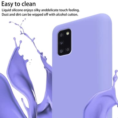 Samsung Galaxy A31 Skal Fodral Kedja (Lila)