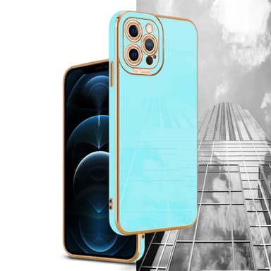 iPhone 12 PRO MAX Skal Fodral Case (Turkos)