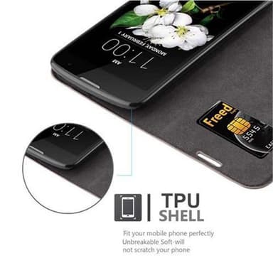LG K7 2017 Skal Fodral Case (Brun)