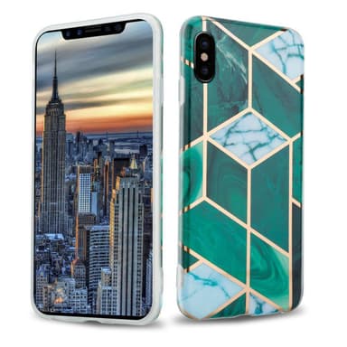 iPhone X / XS Plånboksfodral Skal (Grön)