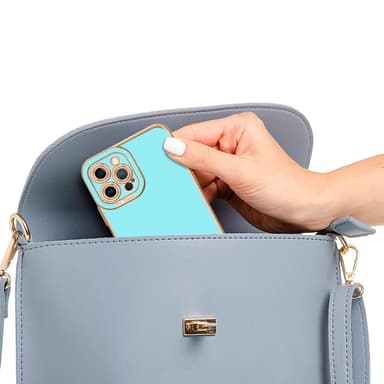 iPhone 12 PRO MAX Skal Fodral Case (Turkos)