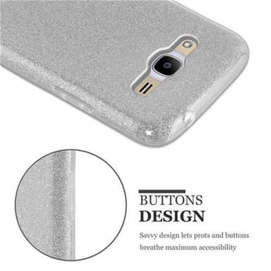 Samsung Galaxy J2 2016 Skal Fodral Case (Silver)
