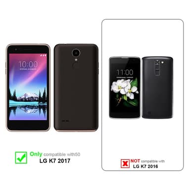 LG K7 2017 Skal Fodral Case (Brun)