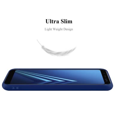 Skal Samsung Galaxy A8 PLUS 2018 Fodral Case (Blå)
