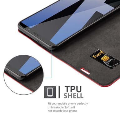 Huawei MATE 10 PRO Skal Fodral Case (Röd)