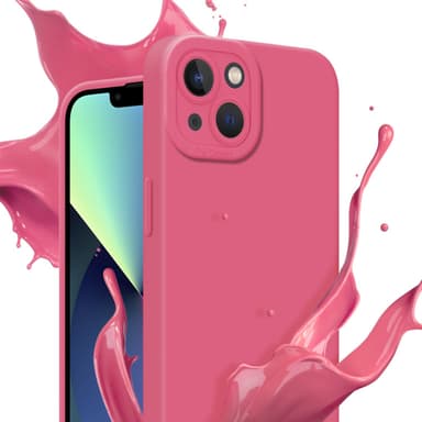 iPhone 14 Skal Fodral Case (Röd)
