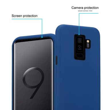 Samsung Galaxy S9 PLUS Skal Fodral Case (Blå)