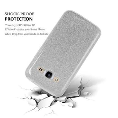 Samsung Galaxy J2 2016 Skal Fodral Case (Silver)