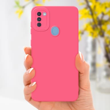 Samsung Galaxy A11 / M11 Skal Fodral Case (Röd)