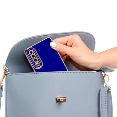 Huawei P30 Skal Fodral Case (Blå)