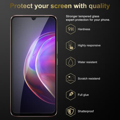 Vivo V21 4G / 5G 3x Skyddsglas Skyddsfilm Skärmskydd