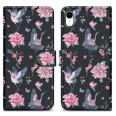 iPhone XR Plånboksfodral Skal (Svart)