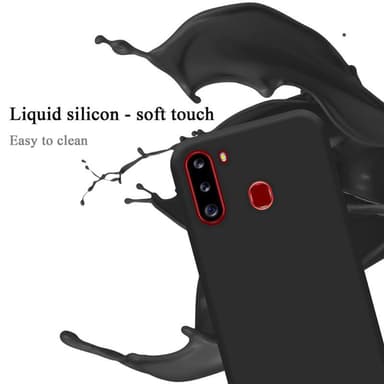 Samsung Galaxy A21 Skal Fodral Case (Svart)