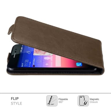 Huawei ASCEND P7 Flipfodral Skal (Brun)