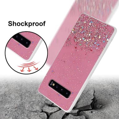 Samsung Galaxy S10 4G Skal Fodral Case (Rose)