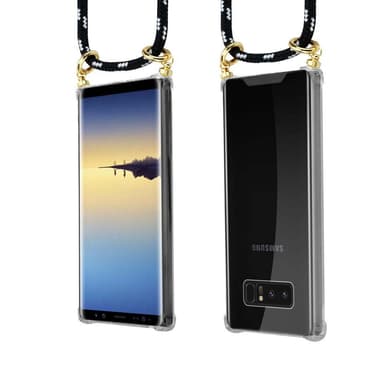 Samsung Galaxy NOTE 8 Skal Fodral Kedja (Svart)