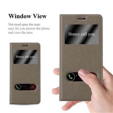 Nokia 5 2017 Plånboksfodral Skal (Brun)