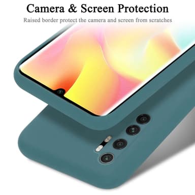 Xiaomi Mi NOTE 10 LITE Skal Fodral Case (Grön)