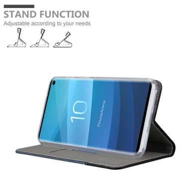 Samsung Galaxy S10 5G Plånboksfodral Skal (Blå)