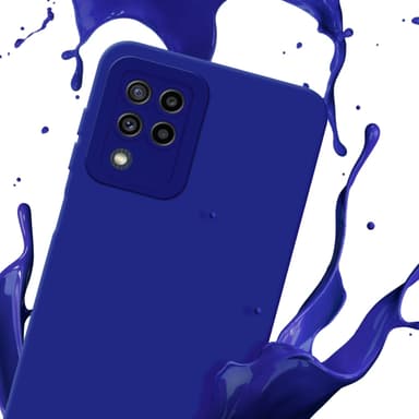 Samsung Galaxy M22 / M32 4G Skal Fodral Case (Blå)