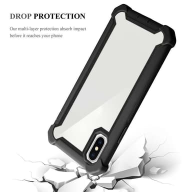 iPhone X / XS Skal Fodral Case (Svart)