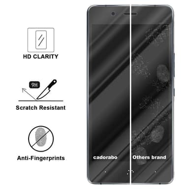 BQ Aquaris X5 Skyddsglas Skyddsfilm Skärmskydd