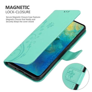 Huawei MATE 20 Plånboksfodral Skal (Turkos)