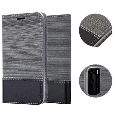 Huawei P40 Plånboksfodral Skal (Grå)