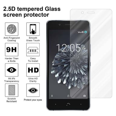 BQ Aquaris X5 Skyddsglas Skyddsfilm Skärmskydd