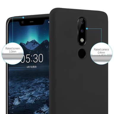 Skal Nokia 5.1 PLUS / X5 Fodral Case (Svart)