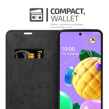LG K52 / K62 / Q52 Skal Fodral Case (Svart)