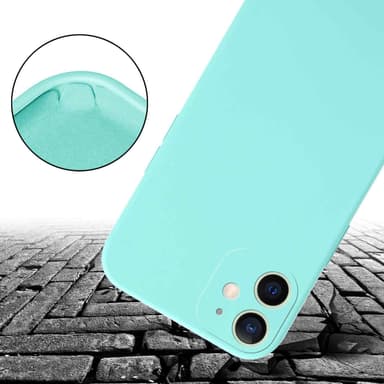 iPhone 12 MINI Skal Fodral Kedja (Turkos)
