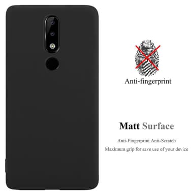 Skal Nokia 5.1 PLUS / X5 Fodral Case (Svart)