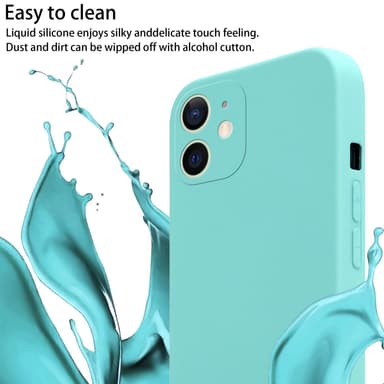 iPhone 12 MINI Skal Fodral Kedja (Turkos)