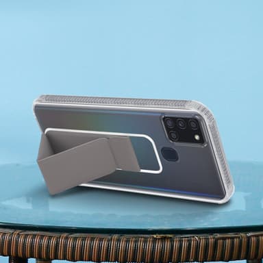 Samsung Galaxy A21s Skal Fodral Case (Grå)