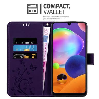 Samsung Galaxy A31 Plånboksfodral Skal (Lila)