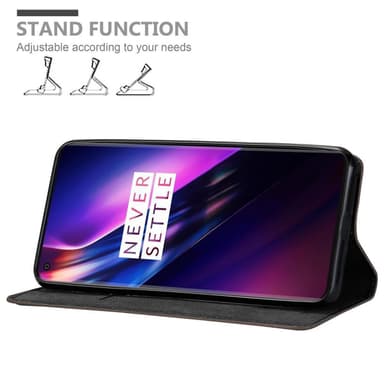 OnePlus 8 Skal Fodral Case (Brun)