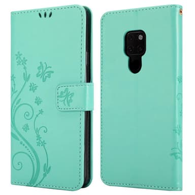 Huawei MATE 20 Plånboksfodral Skal (Turkos)